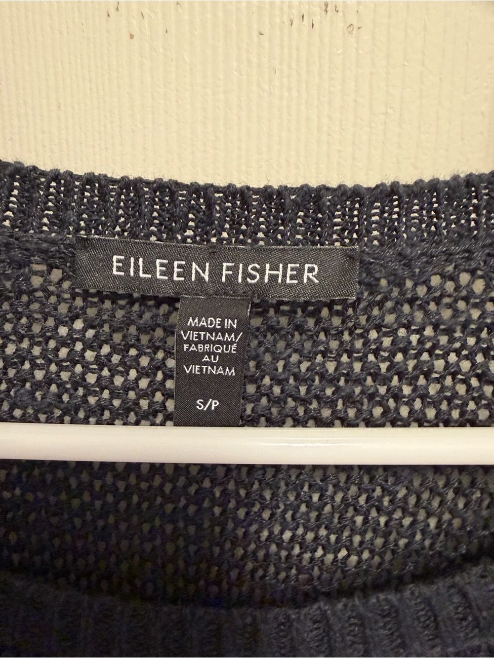 EILEEN FISHER Organic-Linen & Organic-Cotton Tunic Sweater Size Small